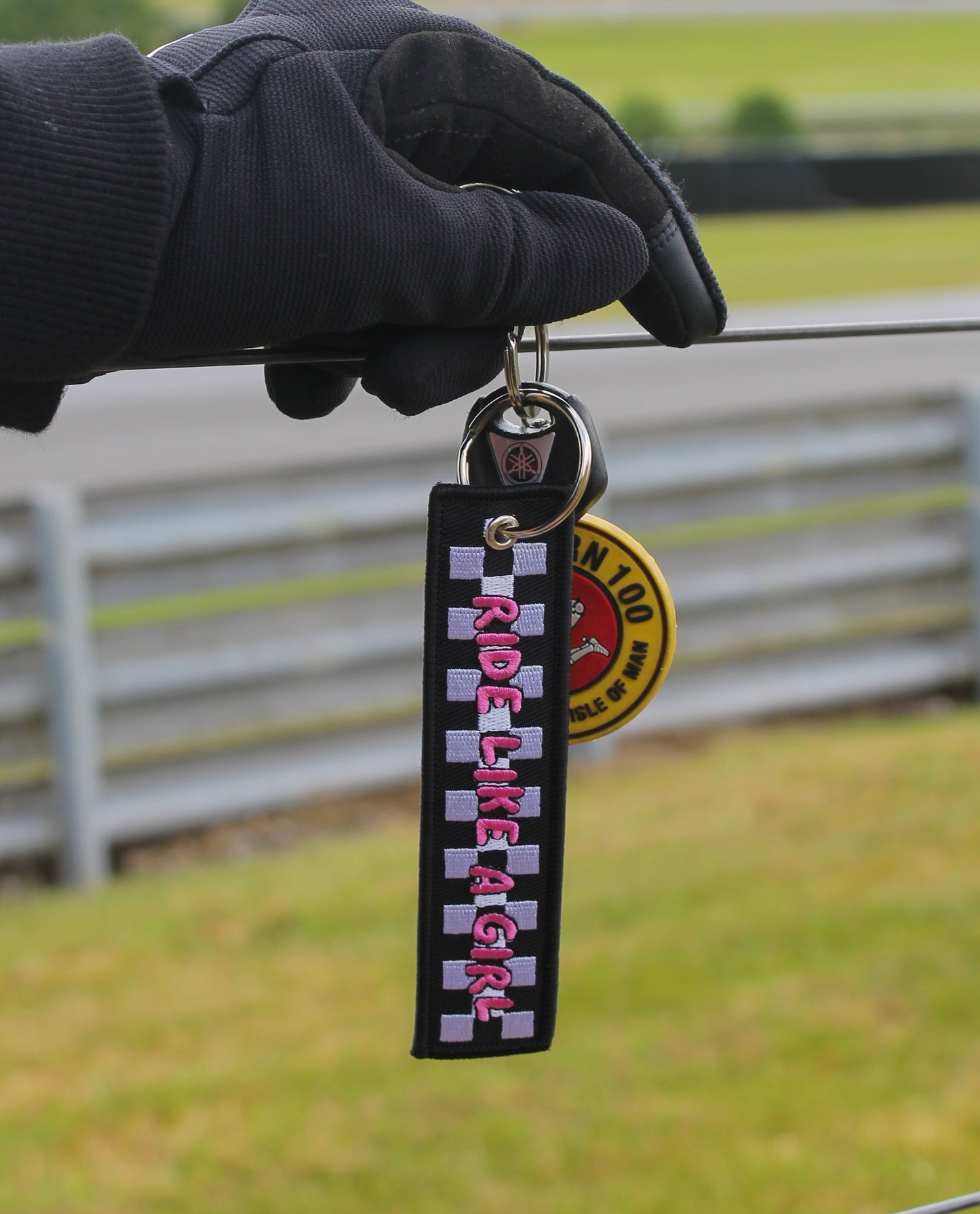 Ride Like a Girl - Keyring