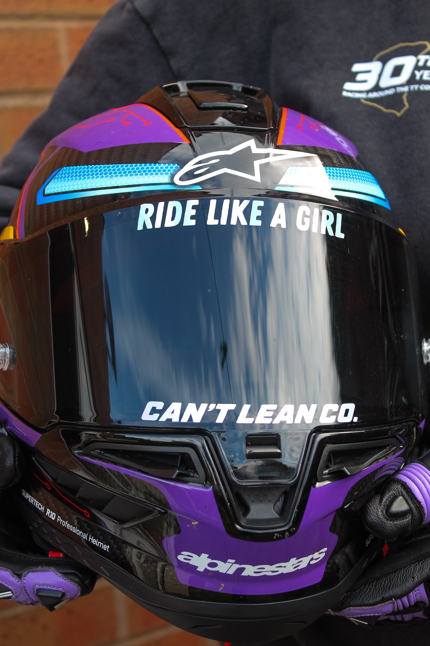 Can't Lean Co - Visor Decal