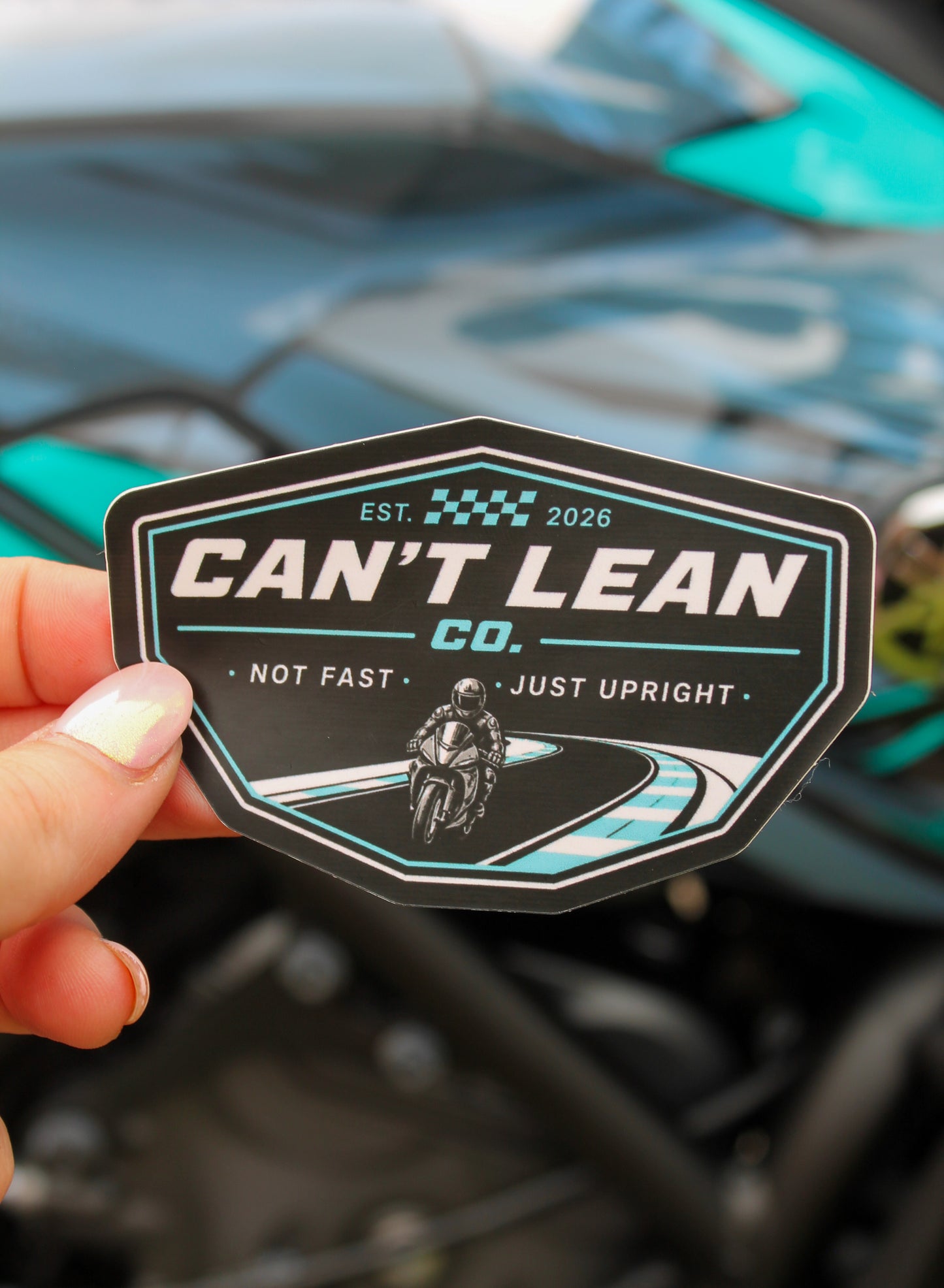 Can't Lean Co. - Logo Waterproof Sticker
