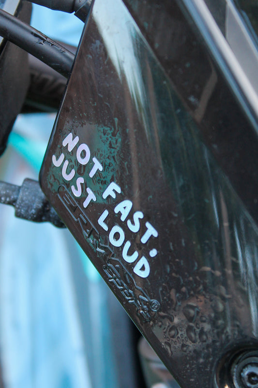 Not Fast, Just Loud - Vehicle Decal