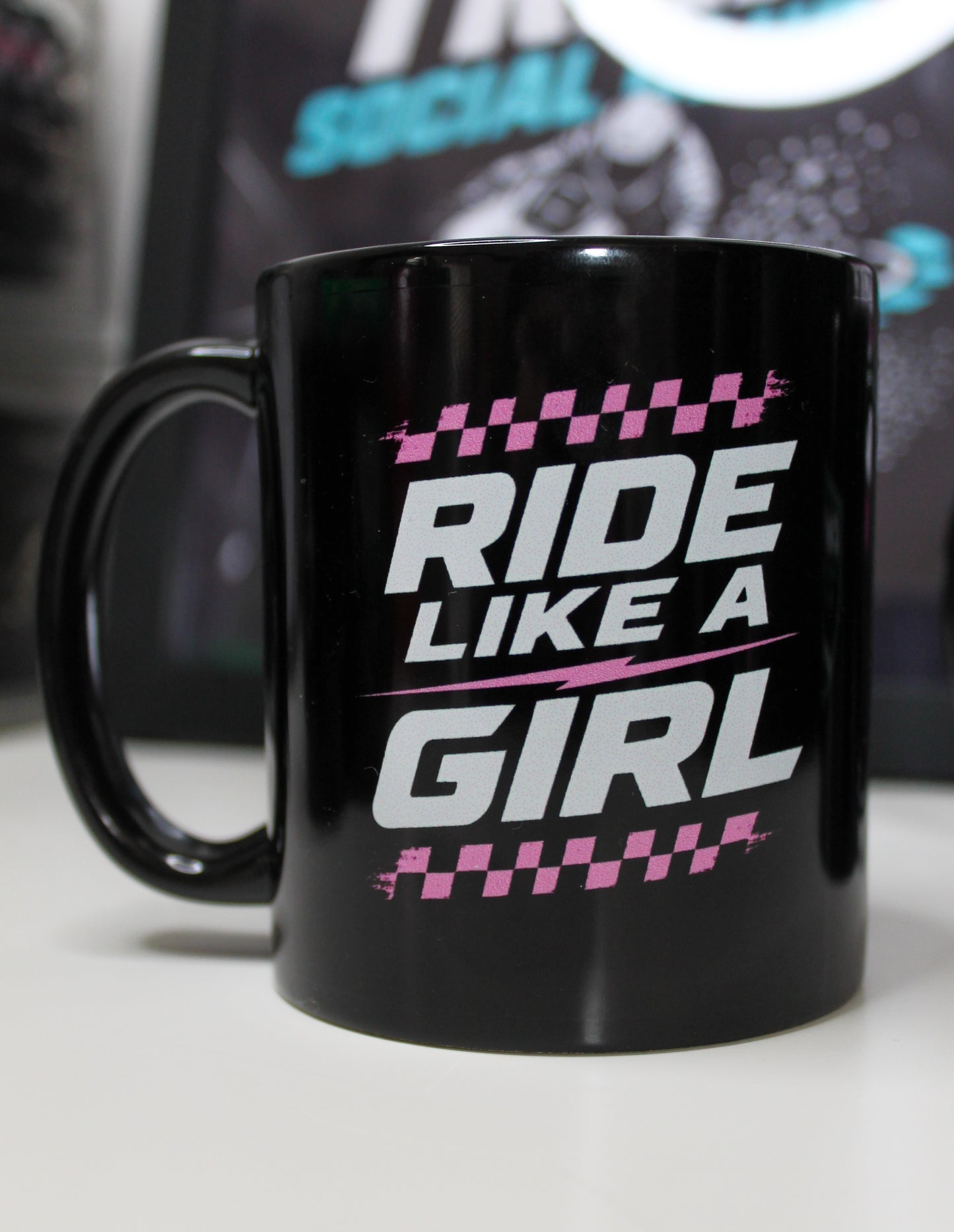 Ride Like a Girl (Pink) - Mug