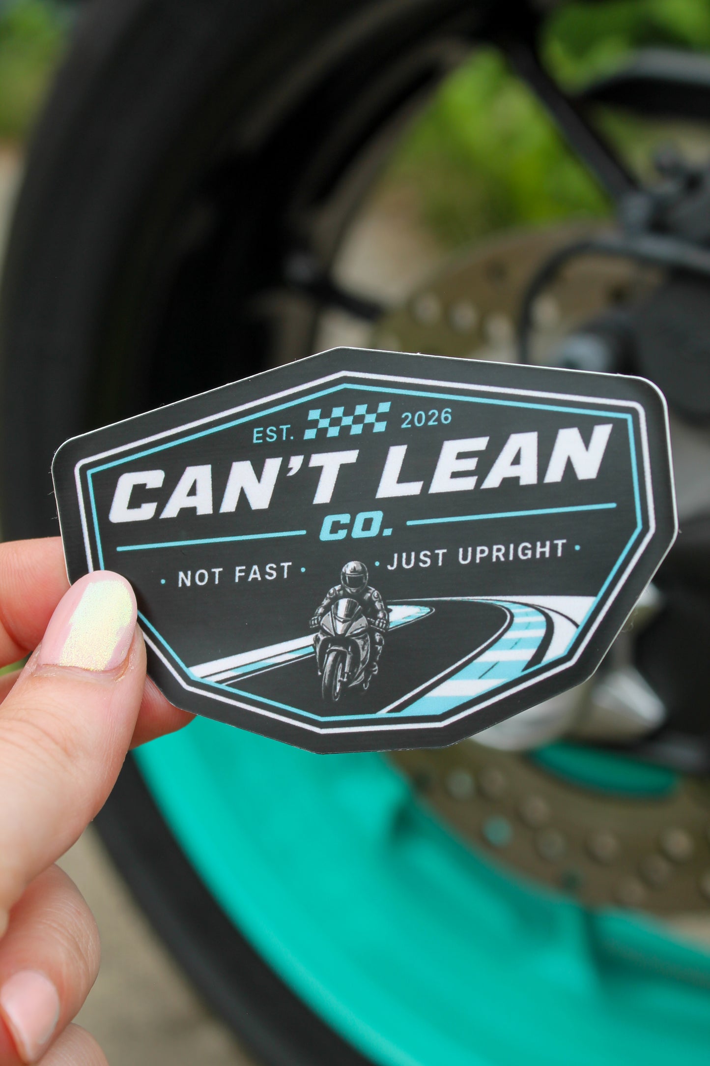 Can't Lean Co. - Logo Waterproof Sticker