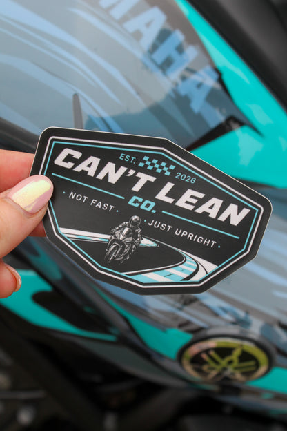 Can't Lean Co. - Logo Waterproof Sticker